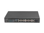 SWITCH LANBERG 18 PTOS 100MB 16xPOE+/2x GBIT ETHER 250W RACK 19"
