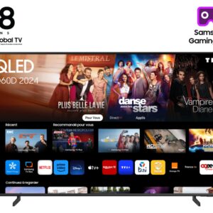 TV SAMSUNG TQ43Q60DAU 43" QLED SMART TV WIFI NEGRO LAN HDMI X3
