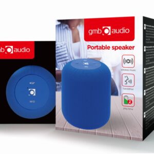 ALTAVOZ PORTATIL GEMBIRD 5W BLUETOOTH CON MICRO AZUL