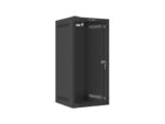 ARMARIO LANBERG MURAL RACK 10" 12U/280X310 FLAT PACK NEGRO PUERTA CRISTAL