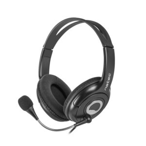 AURICULARES NATEC BEAR 2 NEGRO MICROFONO ALAMBRICO 3.5MM