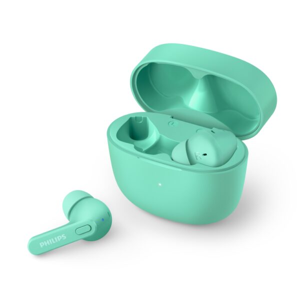 AURICULARES PHILIPS TAT2206GR/00 TRUE WIRELESS VERDE MICROFONO BT