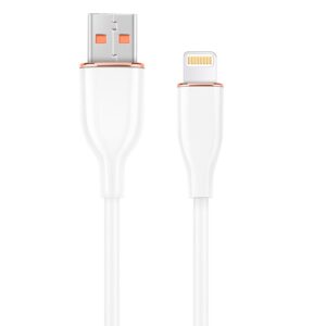 CABLE DE CARGA Y DATOS GEMBIRD DE SILICONA PREMIUM DE 8 CLAVIJAS 1,5 M BLANCO