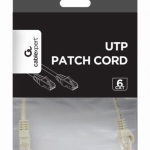 CABLE RED GEMBIRD UTP CAT6 0,25M COBRE GRIS