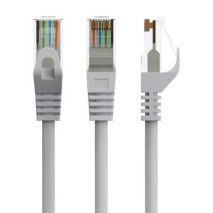 CABLE RED GEMBIRD UTP CAT6 0,50M COBRE GRIS