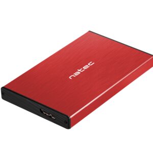 CARCASA HDD NATEC RHINO GO NKZ-1279 2,5" ROJA