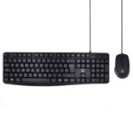 COMBO TECLADO RATON EWENT ESPAÑOL ESCRITURA SILENCIOSA USB NEGRO