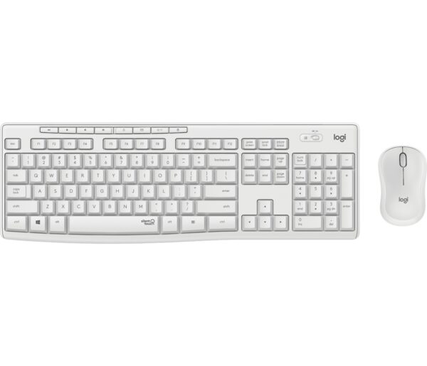 COMBO TECLADO RATON LOGITECH MK295 SILENT ALEMAN BLUETOOTH BLANCO