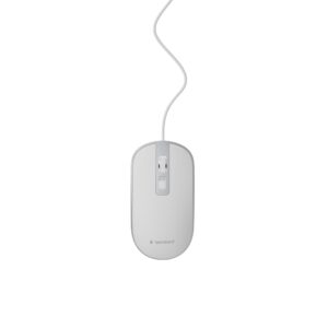 RATON GEMBIRD MUS-4B-06-WS OPTICAL 1200 DPI WHITE SILVER USB