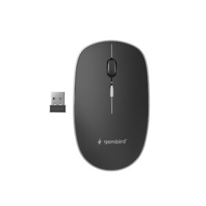 RATON GEMBIRD OPTICO NEGRO BLANCO RF INALAMBRICO PILAS