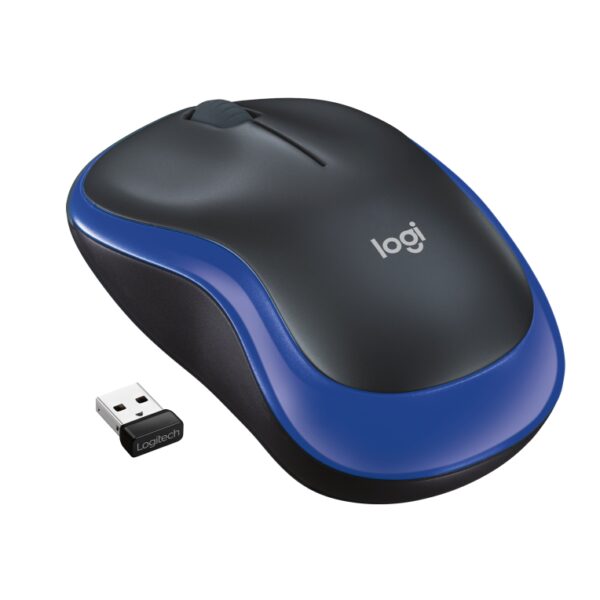 RATON LOGITECH M185 AZUL RF INALAMBRICO PILAS