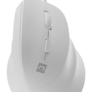 RATON NATEC CRAKE 2 PRO VERTICAL DIESTRO 12.800 DPI OPTICO BLANCO USB