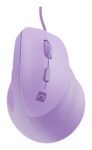 RATON NATEC CRAKE 2 PRO VERTICAL DIESTRO 12.800 DPI OPTICO LAVANDA USB