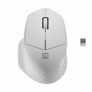 RATON NATEC SISKIN 2 1600 DPI BLANCO BLUETOOTH PILAS