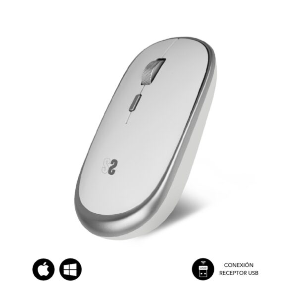 RATON SUBBLIM MINI SILVER RF INALAMBRICO PILAS