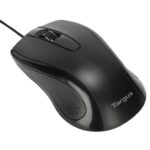 RATON TARGUS USB 1000DPI ANTIMICROBIANO OPTICO NEGRO USB
