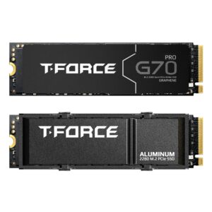 SSD TEAMGROUP T-FORCE GAMING M.2-2280 PCI-E GEN4X4 G70 PRO 2TB CON DIS. DE CALOR