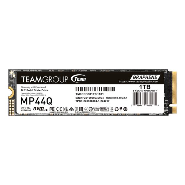 SSD TEAMGROUP TEAM M.2-2280 PCI-E MP44Q 1TB
