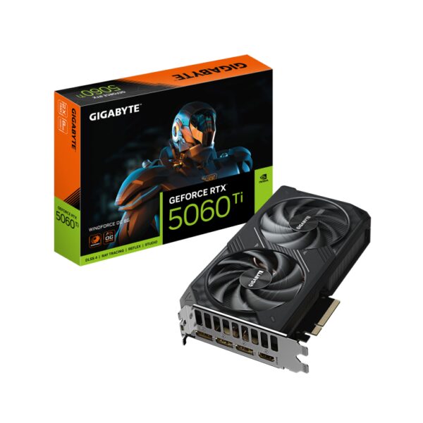 TARJETA GRAFICA GIGABYTE RTX 5060 TI WINDFORCE OC 8GB GDDR7