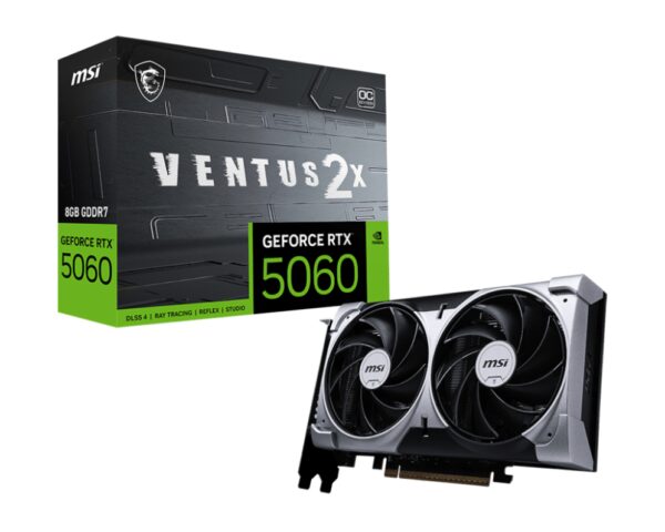 TARJETA GRAFICA MSI RTX 5060 8G VENTUS 2X OC