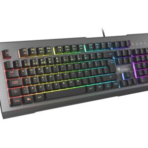 TECLADO GAMING GENESIS RHOD 500 PT USB RETROILUMINADO MECANICO ALUMINIO