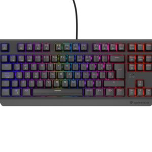 TECLADO GAMING GENESIS THOR230 TKL ES USB RETROILUMINADO MECANICO NEGRO