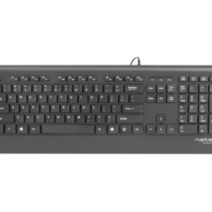 TECLADO NATEC BARRACUDA SLIM USB NEGRO