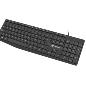 TECLADO NATEC NAUTILUS SLIM LAYOUT USB NEGRO