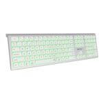 TECLADO SUBBLIM KEYBOARD MASTER BLUETOOTH RETROILUMINADO SILVER/BLACK