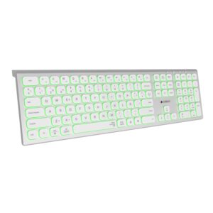 TECLADO SUBBLIM KEYBOARD MASTER BLUETOOTH RETROILUMINADO SILVER/BLACK