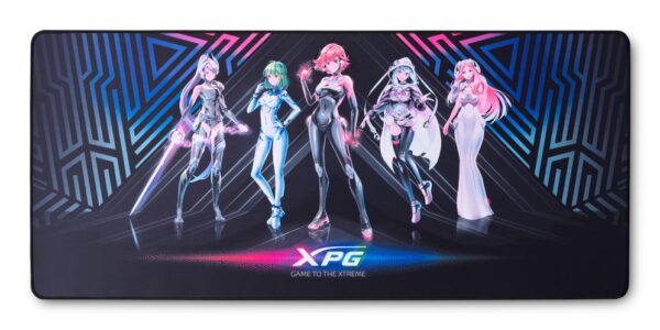 ALFOMBRILLA GAMING XPG FRONTLINE XL XTREME SAGA 02 NEGRO 900X400X3