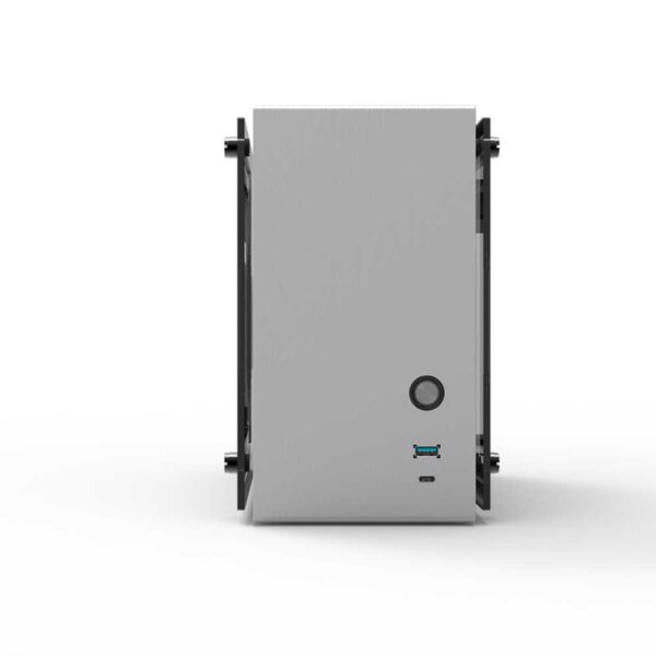 CAJA ZALMAN M4 MINI-ITX M2 1 X VENT 800MM ARGB 2XUSB 3.0 SILVER S/N FUENTE