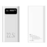 LEOTEC POWERBANK 30000MAH 22,5W PD20W BLAN (1 USB-C+4USB-A INC USB-A A USB-C)