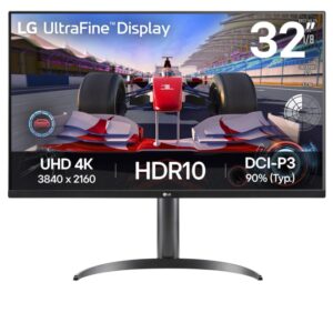 MONITOR LG ULTRAFINE 32UR550K-B 31.5" 4K MULTIMEDIA RREG.ALTURA HDMI X2 DP