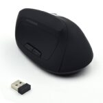 RATON EWENT ERGONOMICO 1600DPI 5 BOTONES NEGRO RF INALAMBRICO BATERIA RECARGABLE