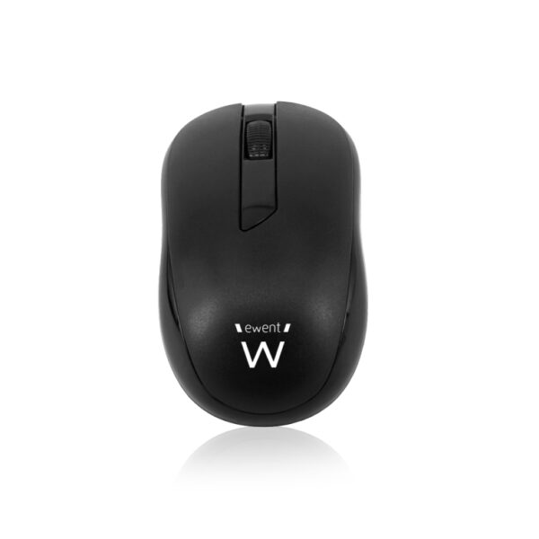 RATON EWENT OPTICO 1000 DPI NEGRO RF INALAMBRICO PILAS