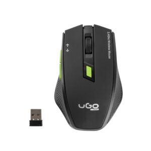 RATON UGO MY-03 1800DPI OPTICAL BLACK RF INALAMBRICO PILAS