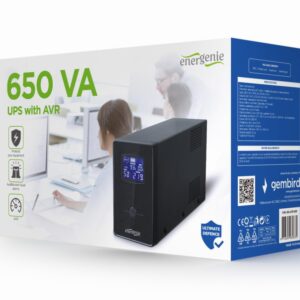 SAI GEMBIRD CON PANTALLA LCD 650 VA NEGRO