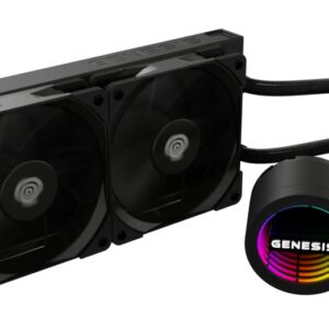 VENTILADOR GENESIS REFRIGERACION LIQUIDA HYDRIA 240 120MM + PASTA TERMICA