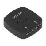 CONMUTADOR HDMI AISENS SWITCH 4K60HZ 2X1 NEGRO