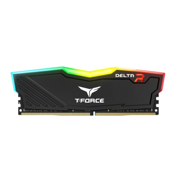 DDR4 TEAMGROUP T-FORCE DELTA RGB 16GB X2 3200 NEGRO CL16-20-20-40 1.35V