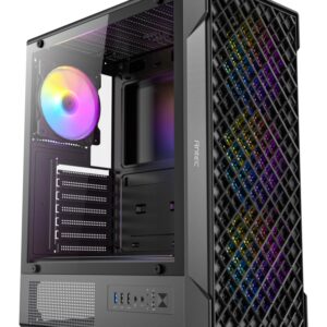 CAJA ANTEC VX-310 ATX 4 VENTILADORES ARGB NEGRA