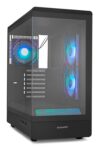 CAJA NOX SEMITORRE FRAMELESS HUMMER SIGNAL ARGB NEGRO USB TYPE C