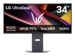 MONITOR LG ULTRAGEAR 34G600A-B.AEU 34" VA ULTRAWIDE QHD 160HZ HDR10 CURVO