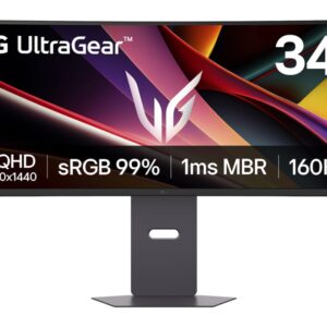 MONITOR LG ULTRAGEAR 34G600A-B.AEU 34" VA ULTRAWIDE QHD 160HZ HDR10 CURVO