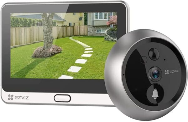 EZVIZ TIMBRE CON MIRILLA SIN CABLES PLATA DP2C