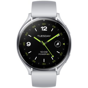 SMARTWATCH XIAOMI WATCH 2 4G SILVER CASE WITH GRAY TPU STRAP