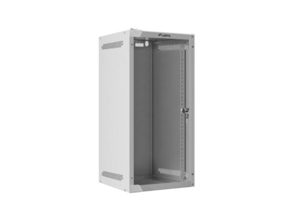 ARMARIO LANBERG MURAL 10" 12U/280X310 FLAT PACK GRIS PUERTA CRISTAL