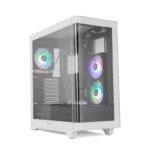 CAJA NOX HUMMER ETHER ATX SEMITORRE CRISTAL CURVO NEGRO-BLANCO