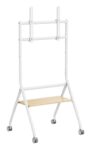 EWENT SOPORTE DE SUELO PARA TV DE 37 A 86 ALTURA AJUSTABLE, BLANC